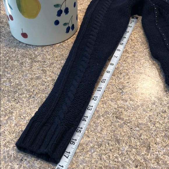 Ann Taylor Loft Blue Sweater w/ Beaded Accents - Picture 4 of 8